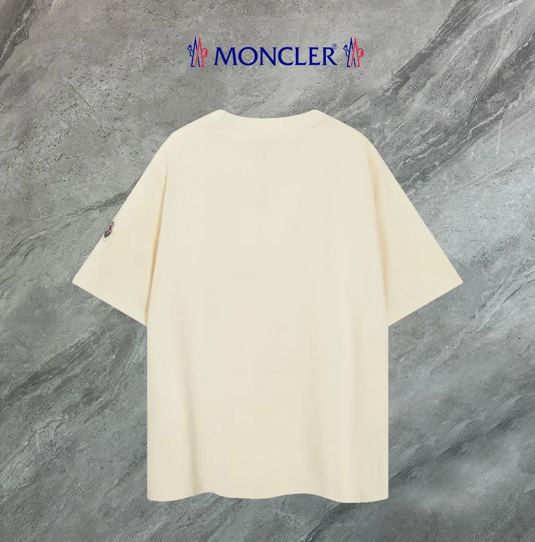 《Moncler~ 》2025New Arrival Quality T , Versatile Quality ！ ‼ 32 250G ‼ ， ， ， ， T 🤪 Sizes：S-M-L-XL-2XL ：Black，White， Same Style